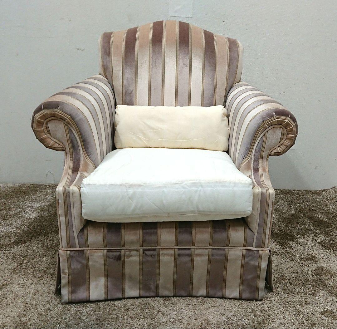 ドレクセルヘリテージ アップホルスタリー ラウンジソファ 1Pソファ