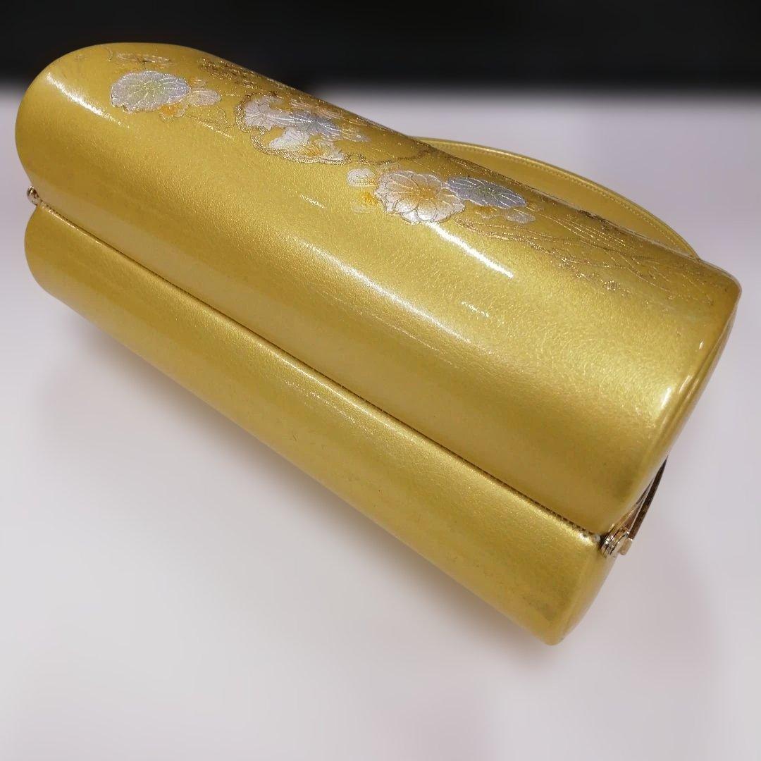 新品未使用　礼装用　金色系草履バッグセット Sサイズ k-1