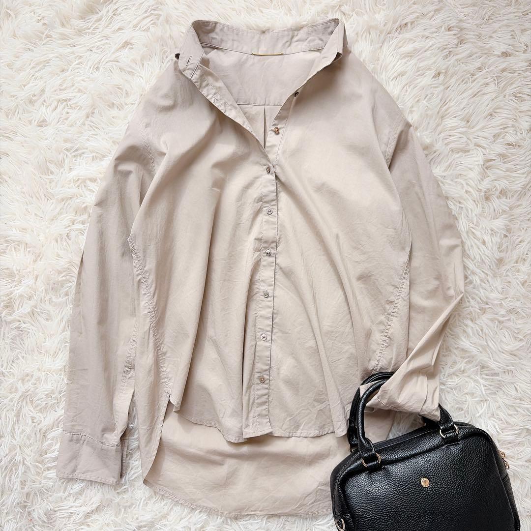 ドゥーズィエムクラス　20SS WASH ウォッシュコットンシャツ　ベージュ