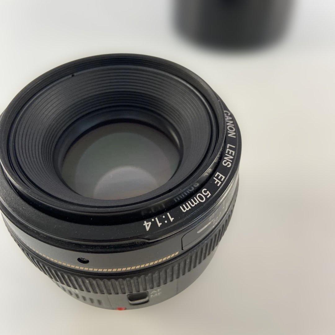 Canon EF50mm f/1.4 レンズ(レンズ保護フィルター+ケース付き)