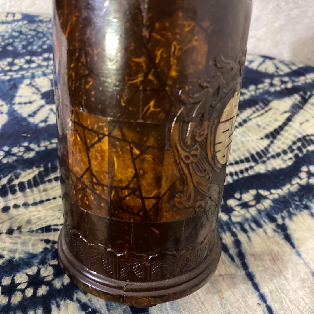 茶入　錫？茶壺