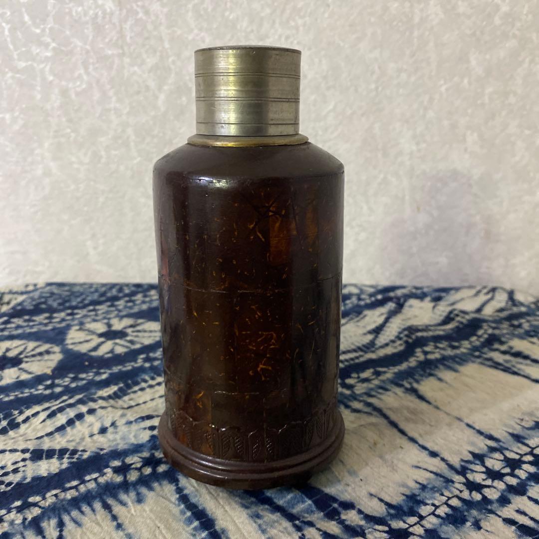 茶入　錫？茶壺