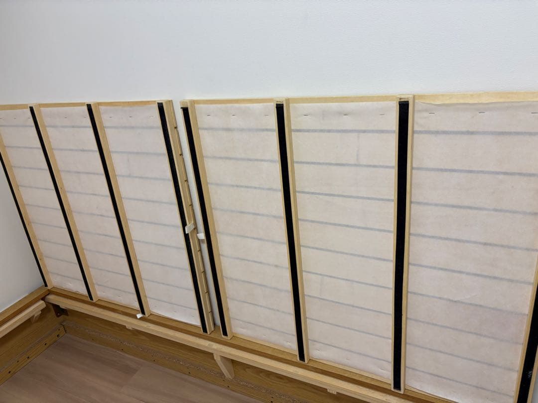 【2/6に削除予定】無印良品　収納ベッド・ダブル・オーク材