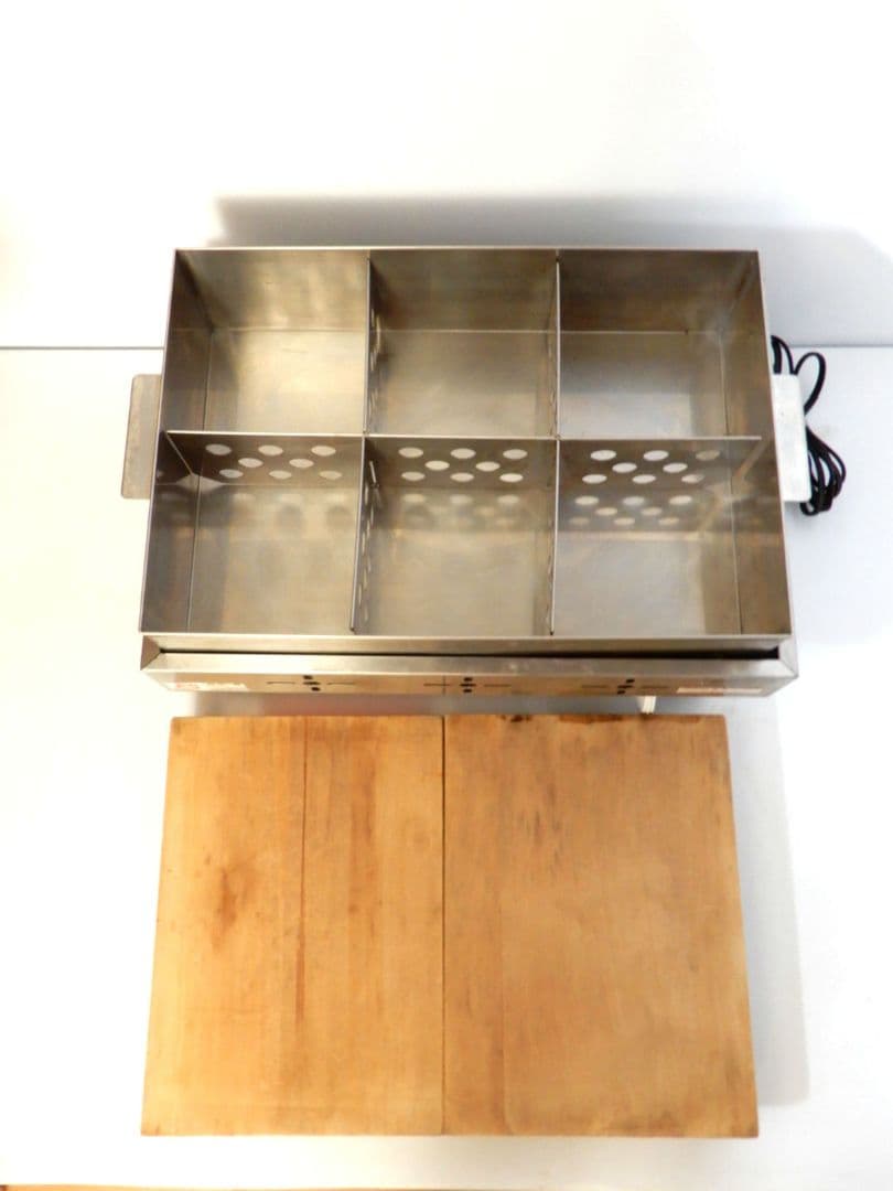 ニチワ 電気おでん鍋 EOK-6 ステンレス製 6仕切り