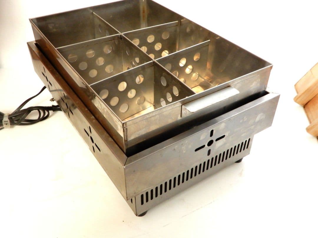 ニチワ 電気おでん鍋 EOK-6 ステンレス製 6仕切り