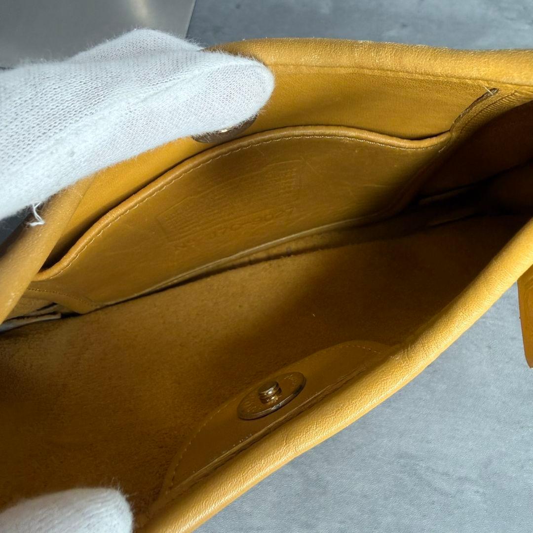 OLD COACH オールドコーチ エルゴ ミニ イエロー USA製