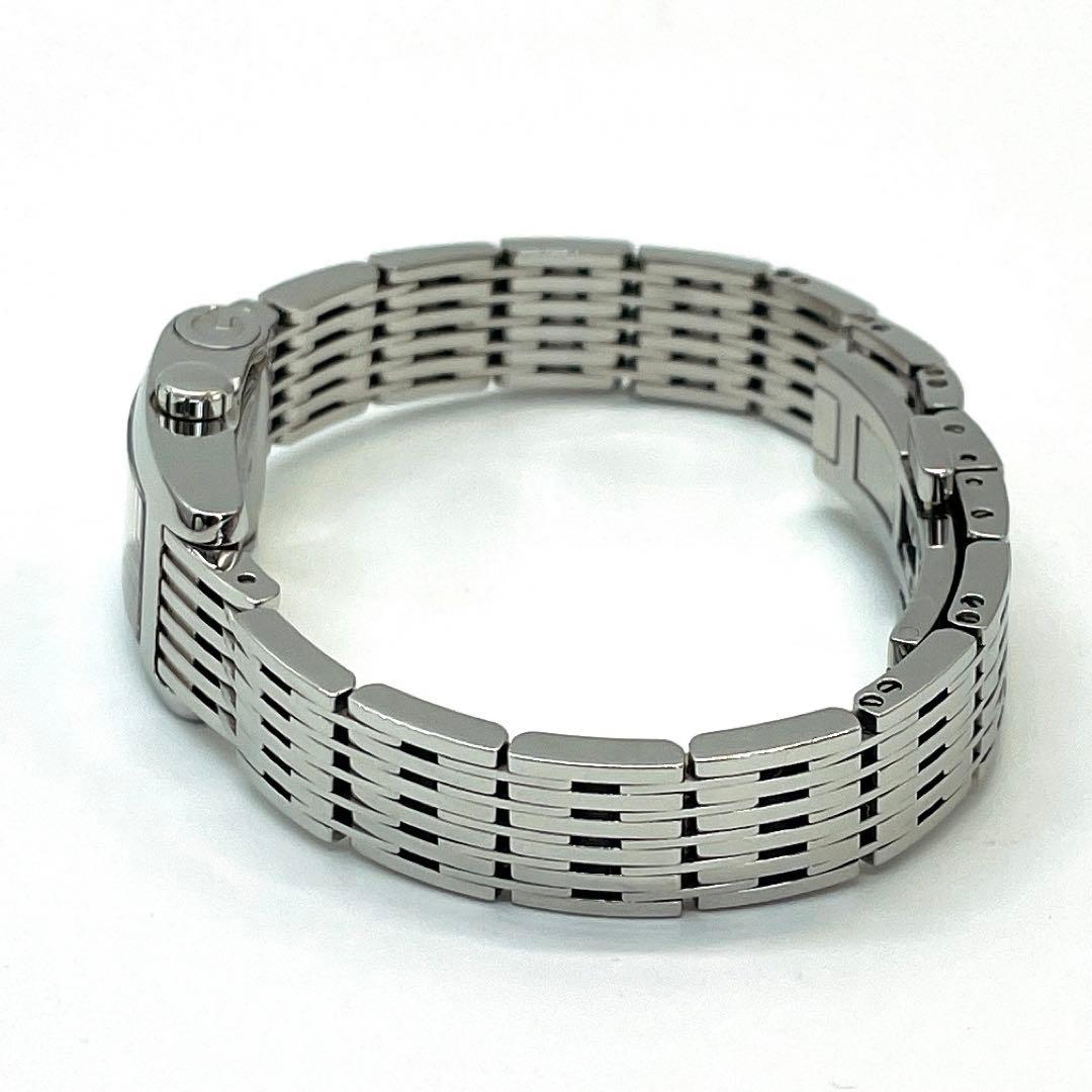 GUCCI Gメトロ レクタンブル 8600Lクオーツ 腕時計 ブラック文字盤