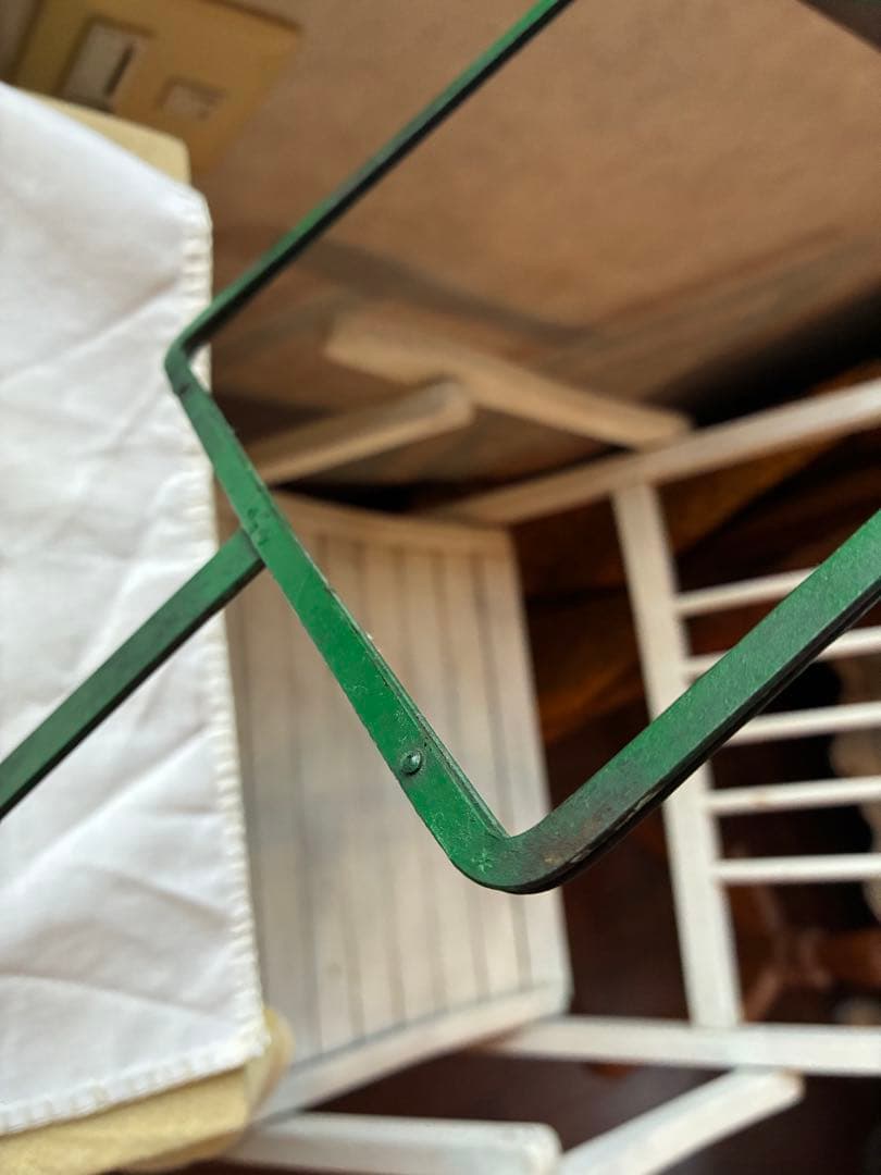 フランス　アンティーク　メタル　ディスプレイ　フォト　ポップ　スタンド　写真立て