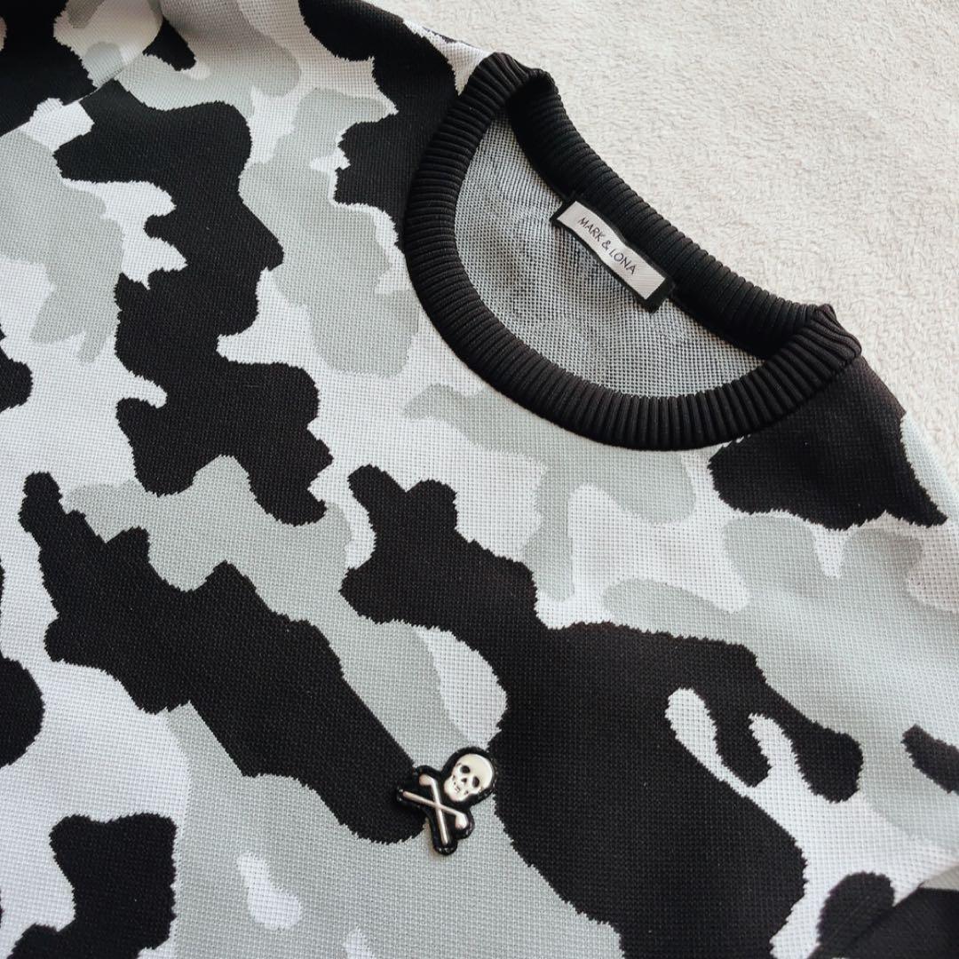 マークアンドロナ　近年　XL 　50　セーター　ニット　迷彩　カモフラージュ