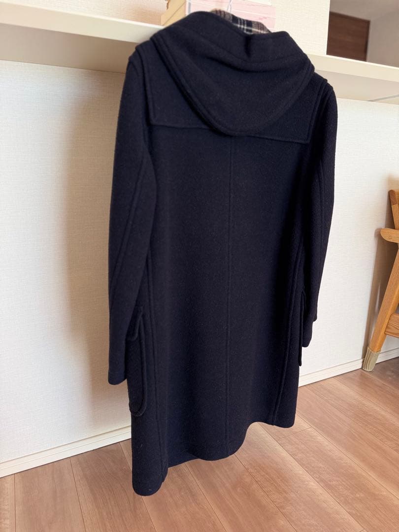 Ｊ.PRESS ネイビー ダッフルコート M フード付き