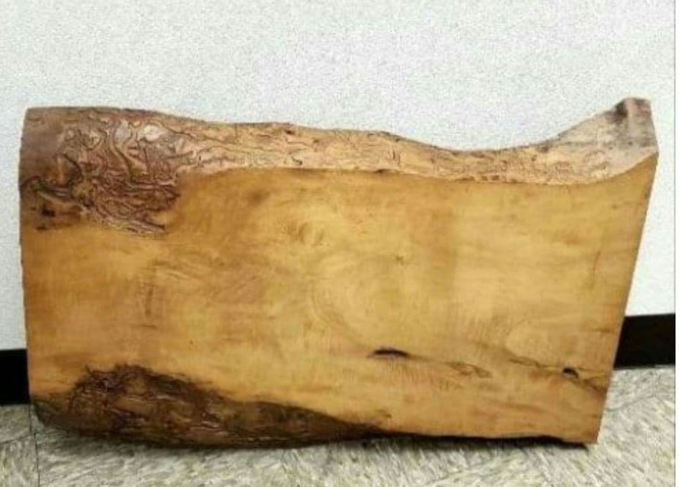 一枚板 天然木 脚付き花台 敷板 香炉台 茶道 華道 煎茶台 飾り台 床の間