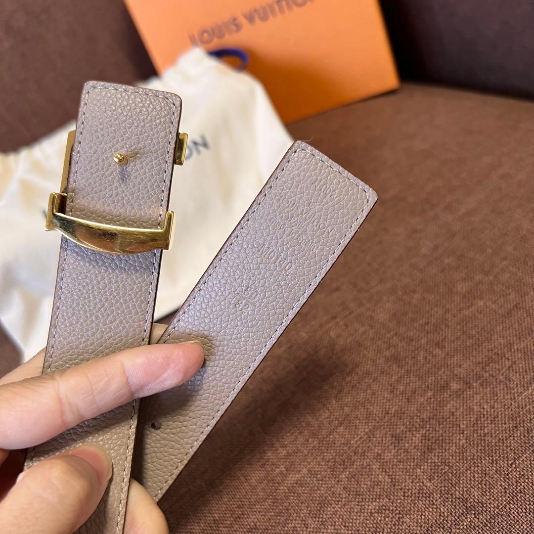 ルイヴィトン サンチュール LV 30MM レザー ベルト