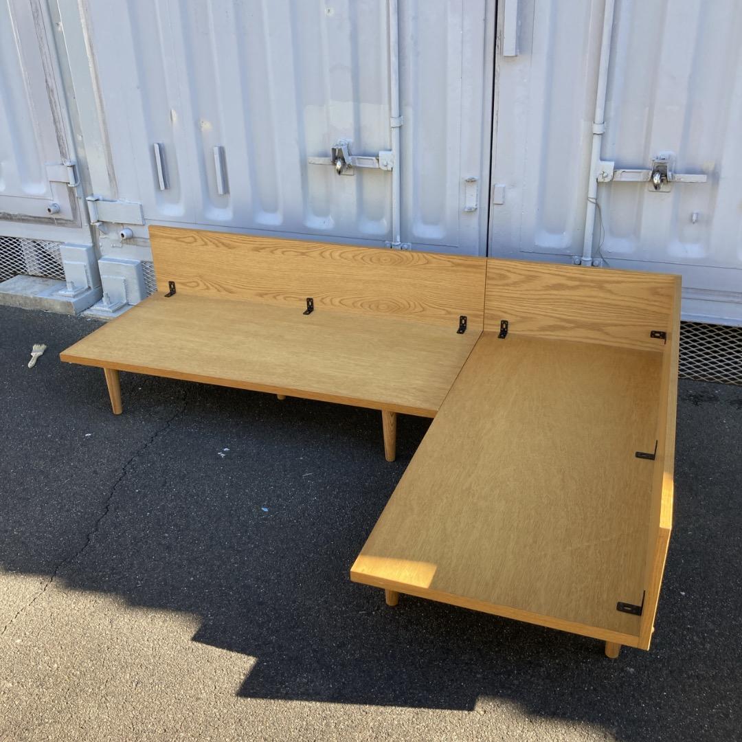 【お値下げOK】人気色 Momonatural モモナチュラル デイソファミニ