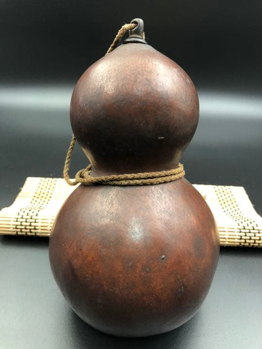 時代古瓢箪 時代提げ物 酒器 煎茶飾 置物 蓋物 工芸品 中国古玩骨董