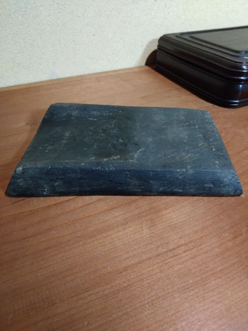 安徽省 歙県産 歙州 箕様硯 文房四宝 端渓水滴 墨床