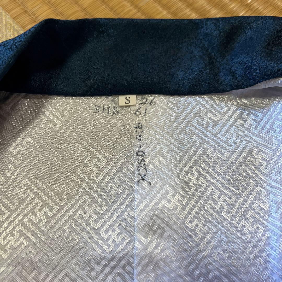 【極美品】七五三 着物 セット 青色 伝統的なデザイン 付属品あり