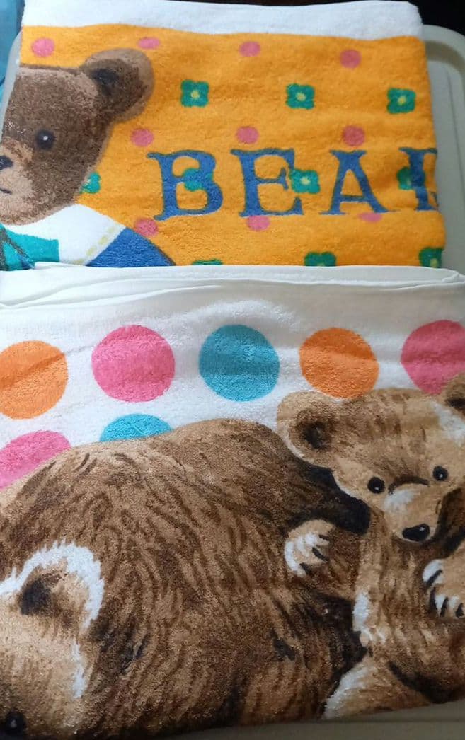 ★昭和レトロ★可愛いアニマルバスタオル★6種6点セット★オマケ付き♪