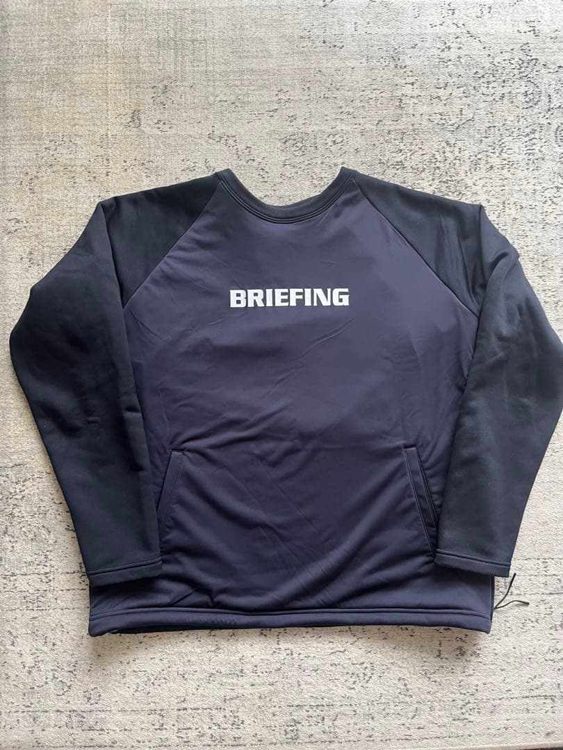 ブリーフィング　ゴルフ　 POLARTEC WINDBLOCK CREWNECK
