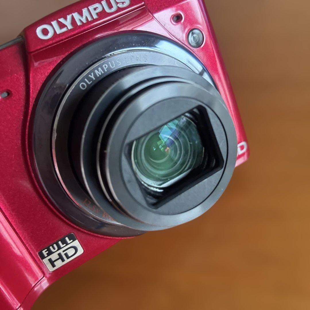【美品】OLYMPUSデジタルカメラSZ-20 RED赤