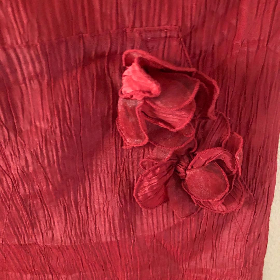 お花モチーフエプロンドレス