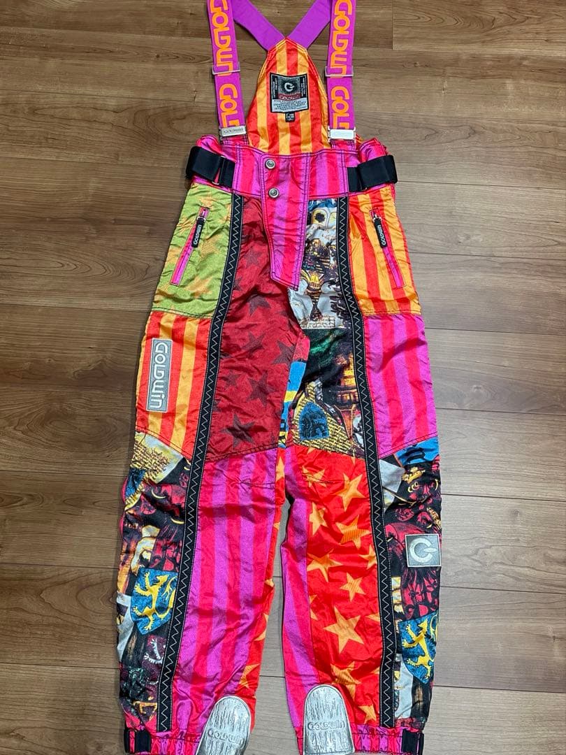 GOLDWIN ヴィンテージマルチカラースキーウェアセットアップ