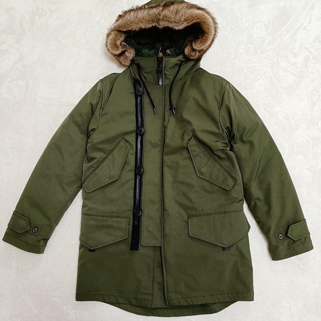 COACH コーチ N-3B モッズコート 3WAY ダウンジャケット カーキ