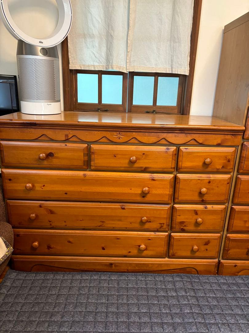 可愛いカントリー調チェスト左　説明必読