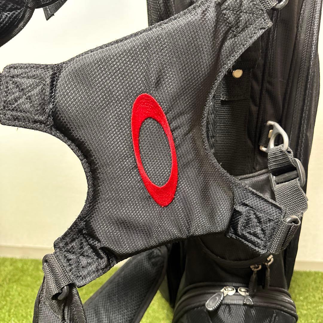 OAKLEY オークリー スタンド式 キャディバッグ ブラック ナイロン
