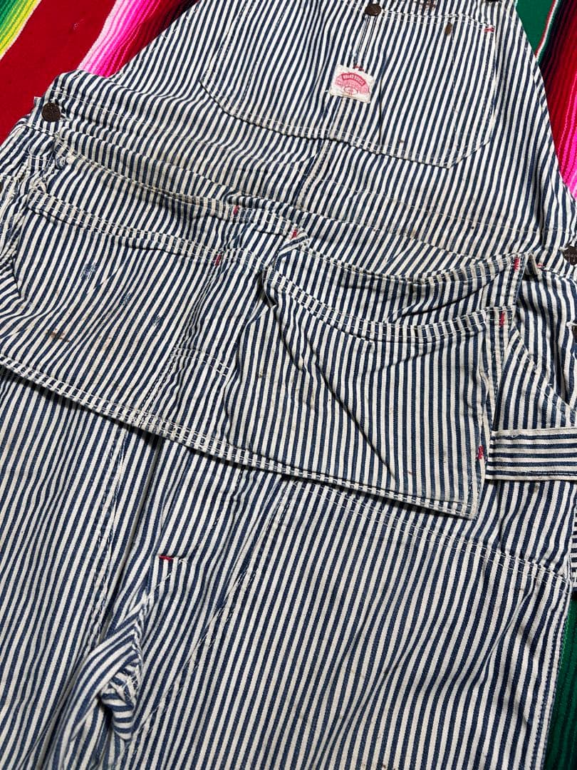 と*ん様 1940s ヴィンテージオーバーオール　ヒッコリー　ダブルニー　エプロ