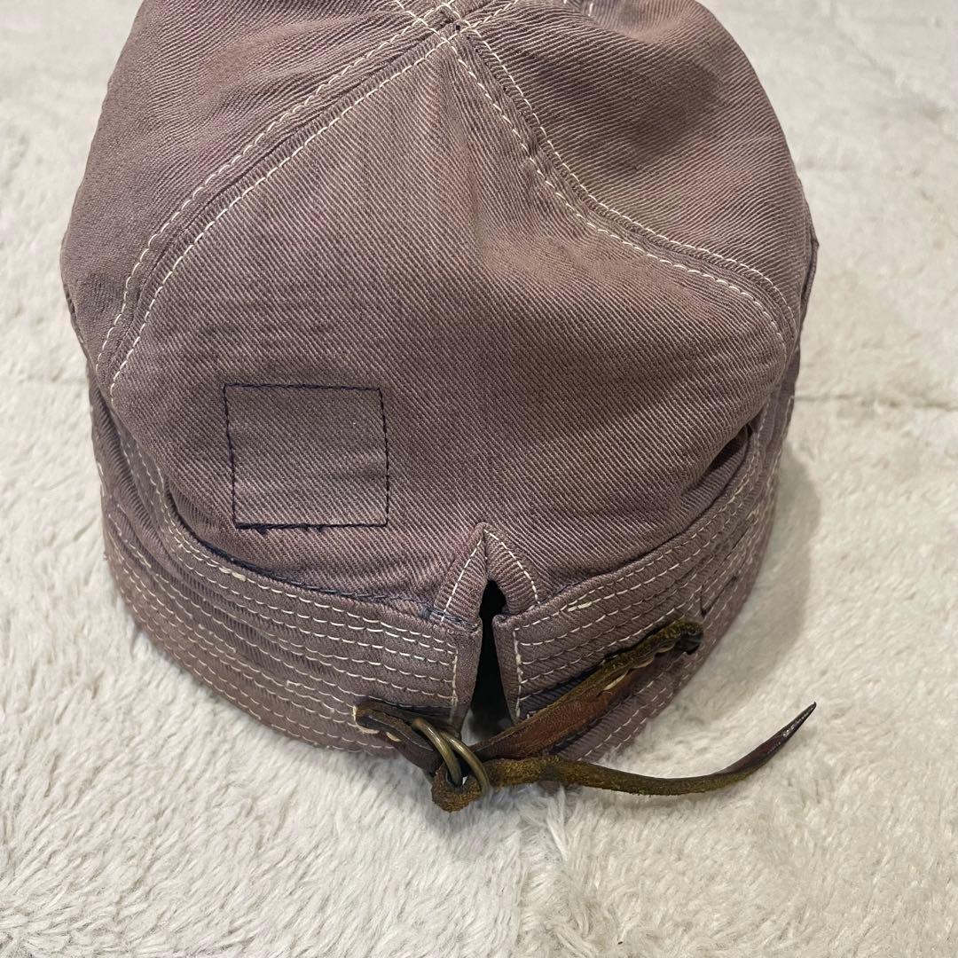 KAPITAL 老人と海 キャップ 初期 岡山製 ネイビー　フェード