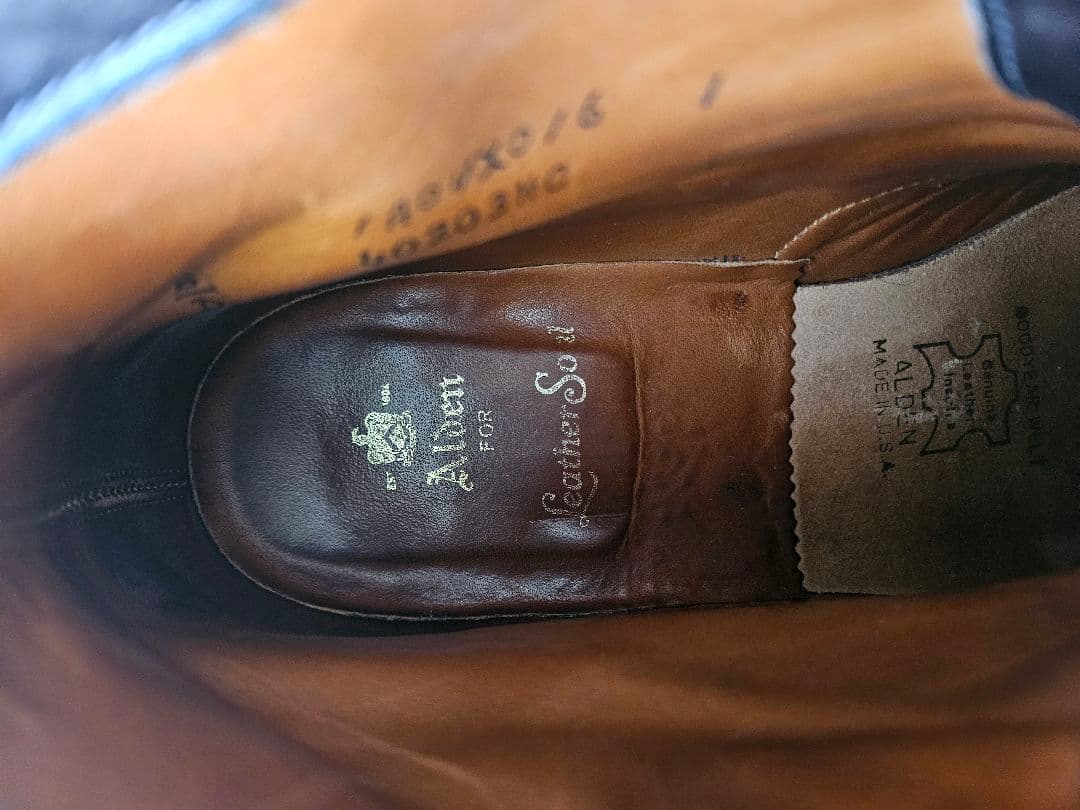 LeatherSoul別注 Alden タンカーブーツ 8D スエード