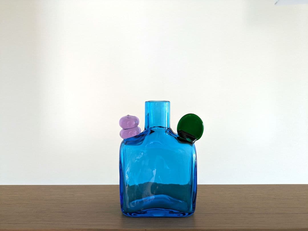 希少　N526 ブルー　ポムポム　pampula  pompom bottle