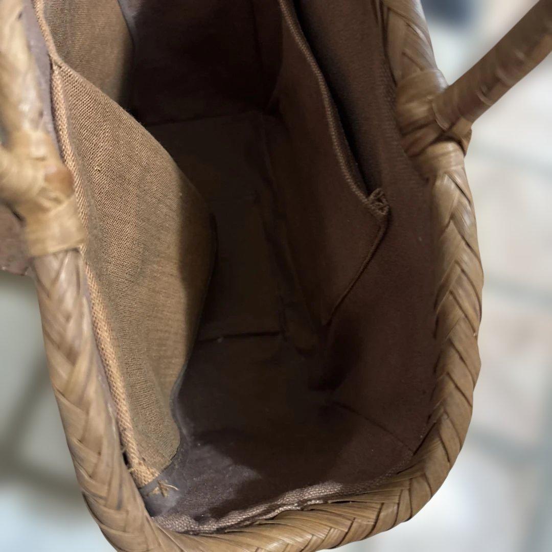 山葡萄のバッグ　天然素材のバスケット型かごバッグ