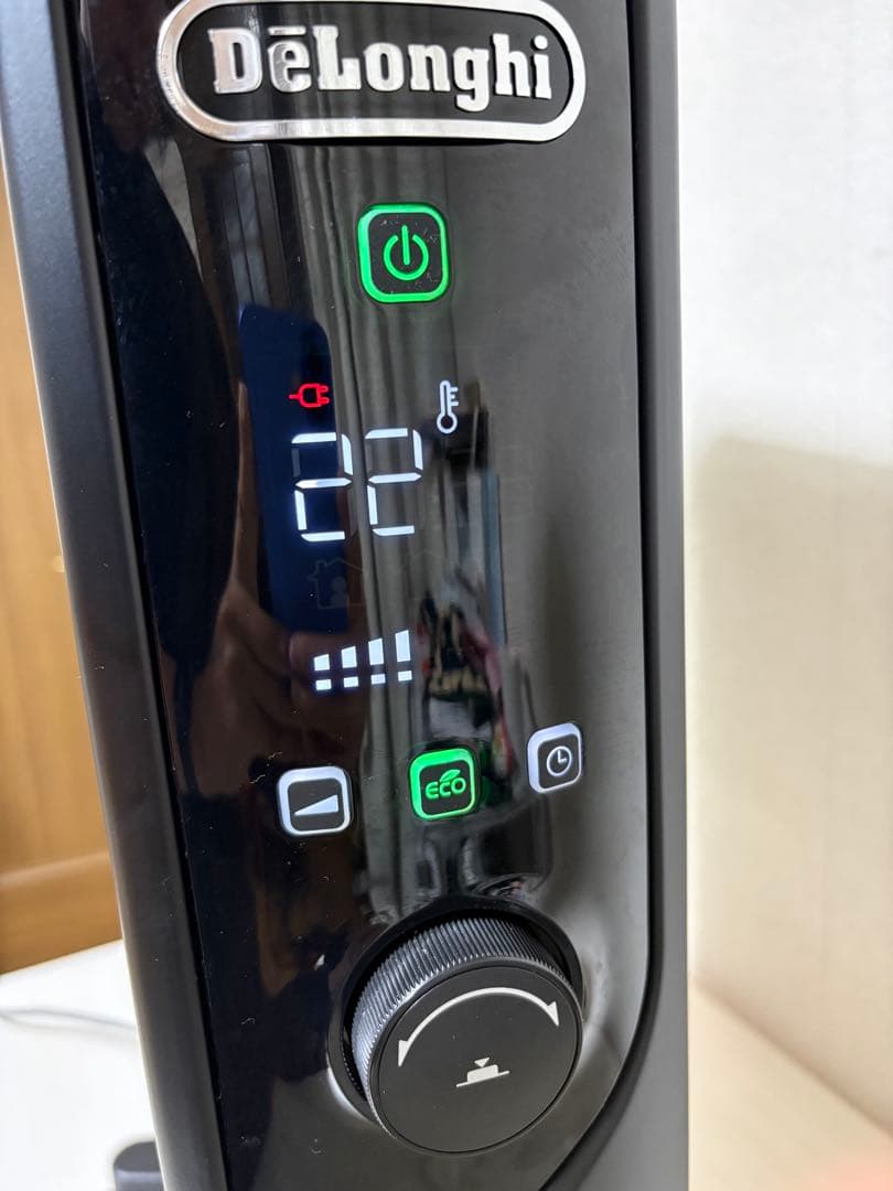 デロンギ MDHU12-BK ヒーター 動作品 ※コード難あり