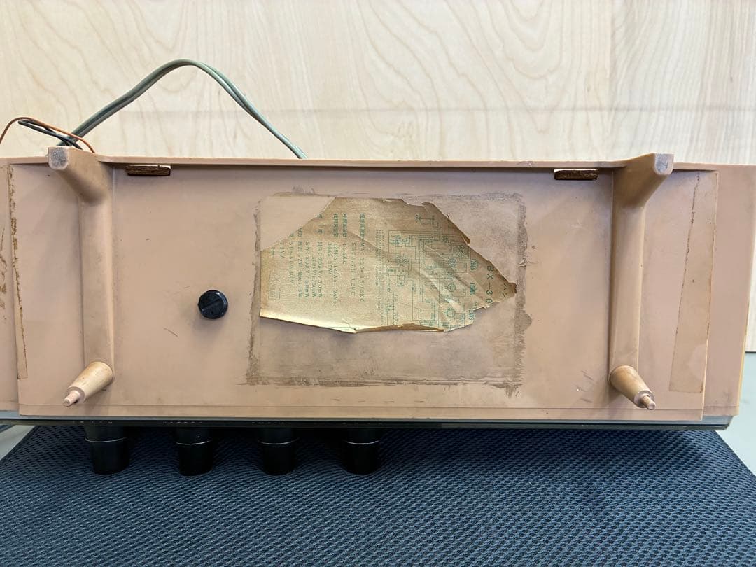 美品☆作動品☆ナショナル2バンド真空管ラジオ BX-300型 昭和35年頃の品