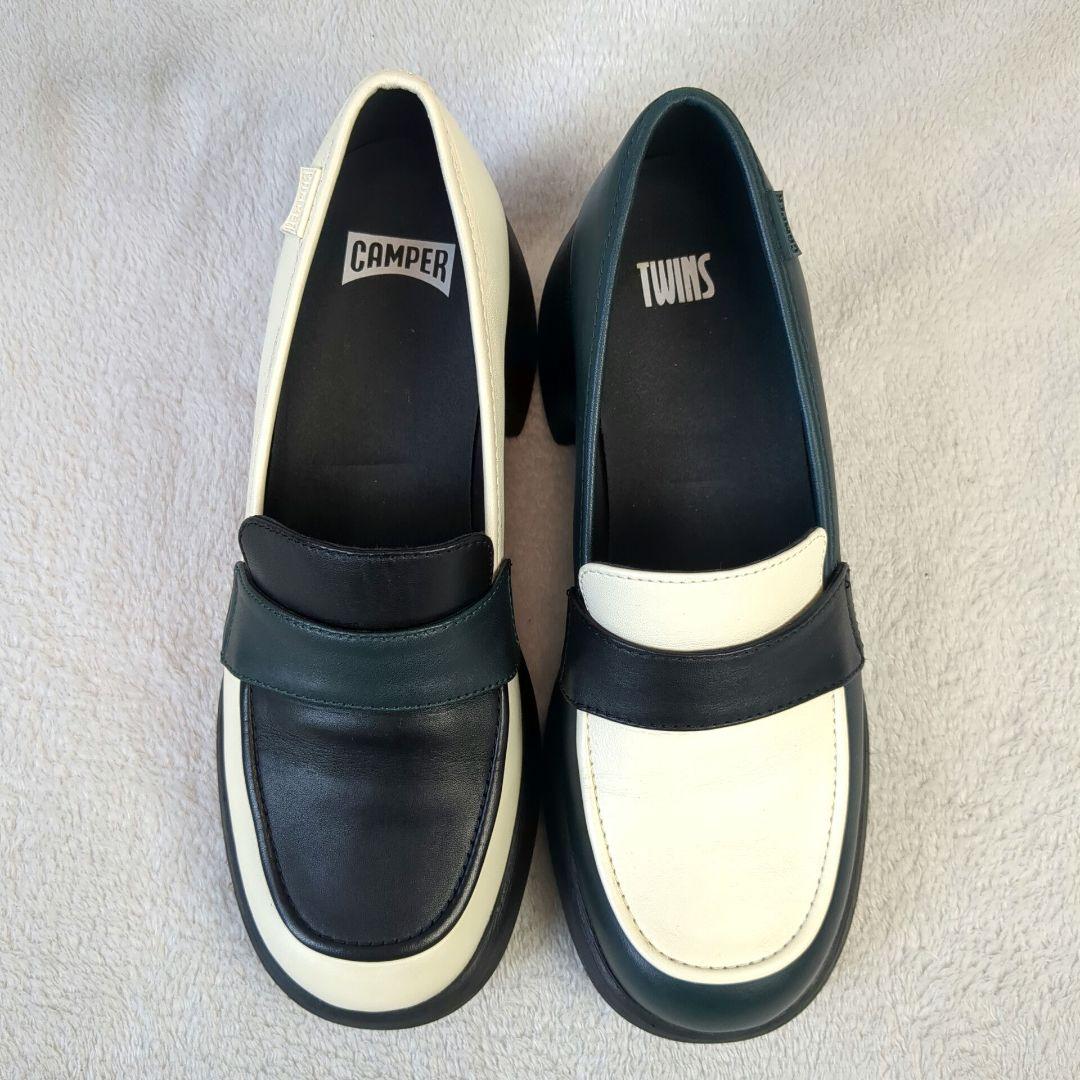 CAMPER　カンペール　twins　ローファー　マルチカラー　サイズ38