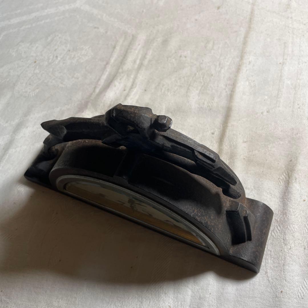 【ジャンク・不動品】精工舎 TRADE MARK 8 DAY 置時計 アールデコ