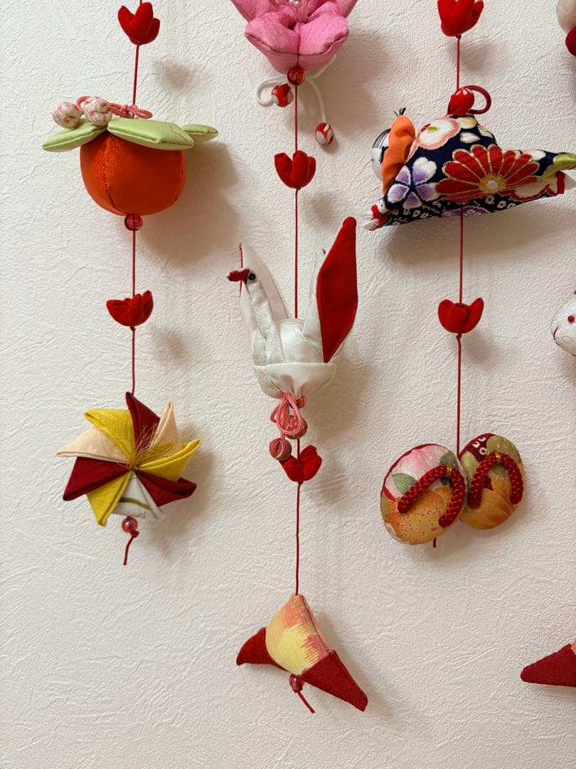 可愛いつるし雛壁掛けタイプNo.182 桃の節句・ひな祭り・さげもん吊るし飾り