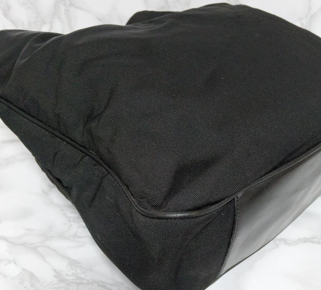 GUCCI グッチ バンブー ハンドバッグ ブラック系 ヴィンテージ