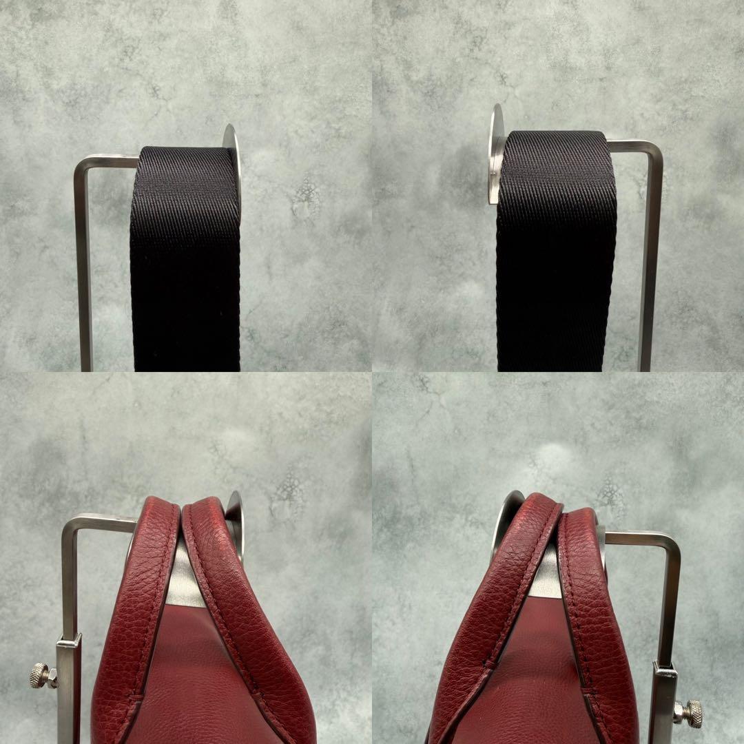 COACH コーチ ビジネスバッグ 2way レザー クロスボディ ボルドー