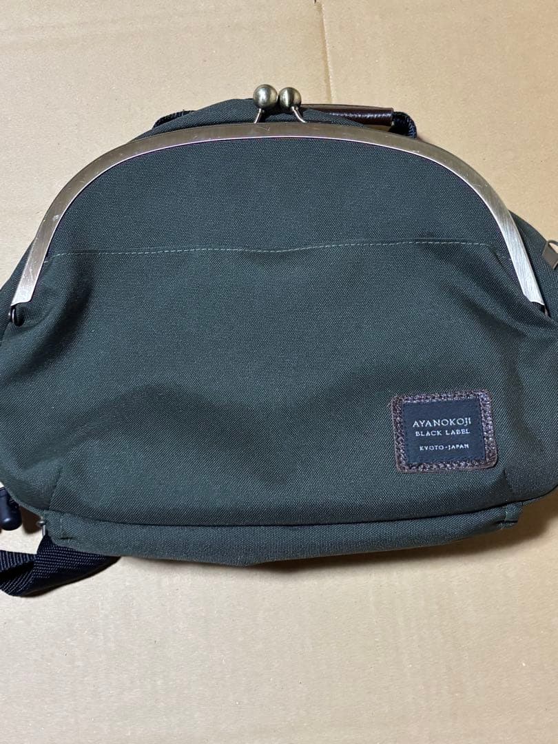 【角砂糖】あやの小路　がま口ポシェット型ボディバッグ