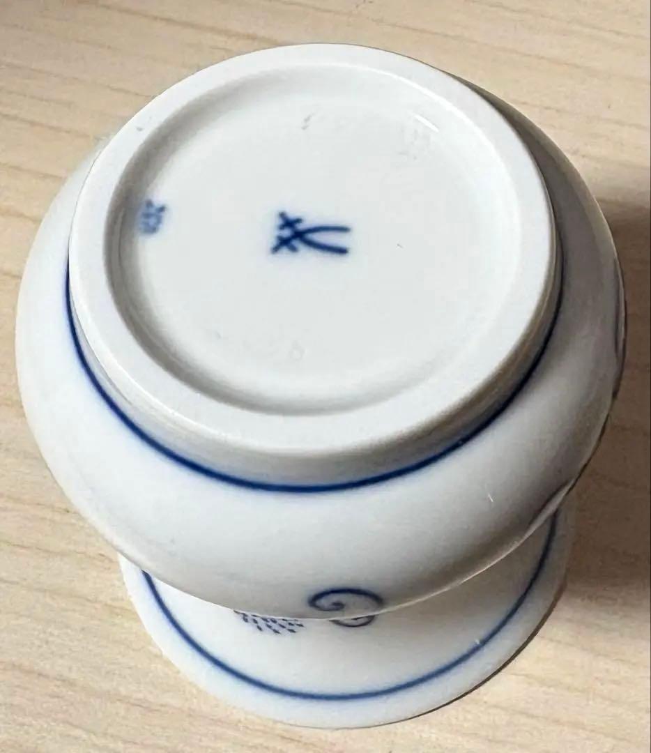 マイセン　ブルーオニオン　ミニベース　花瓶　※未使用保管品 美品