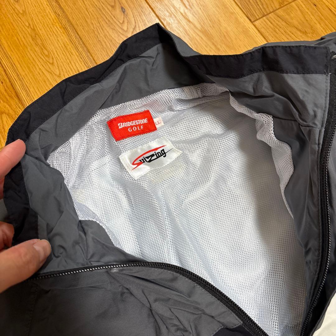 新品同様　ブリヂストンゴルフ　水神　レインウェア　セットアップ　XLサイズ