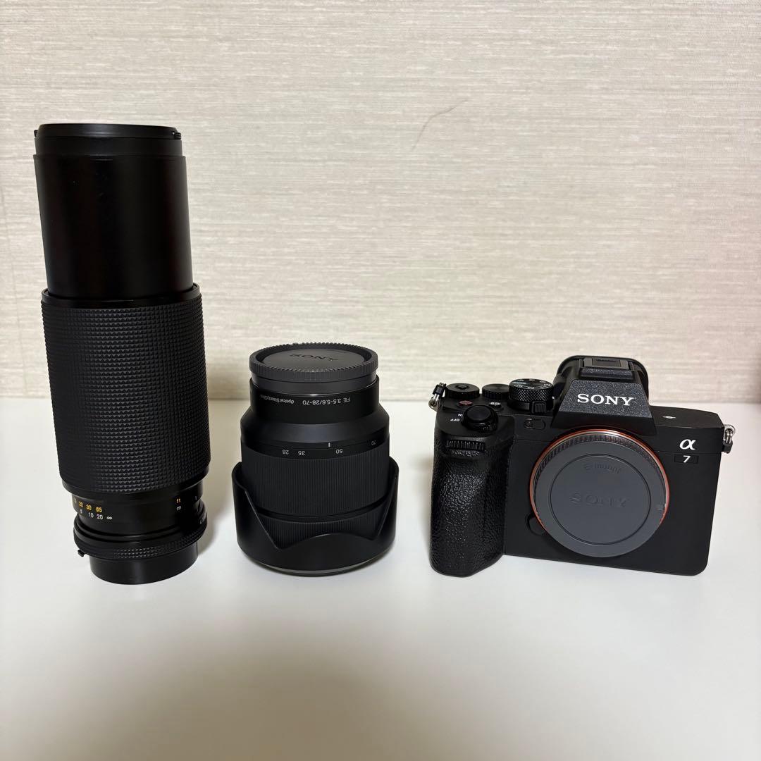 Sony α7ⅳ （ILCE-7M4）レンズキット オールドレンズ付き
