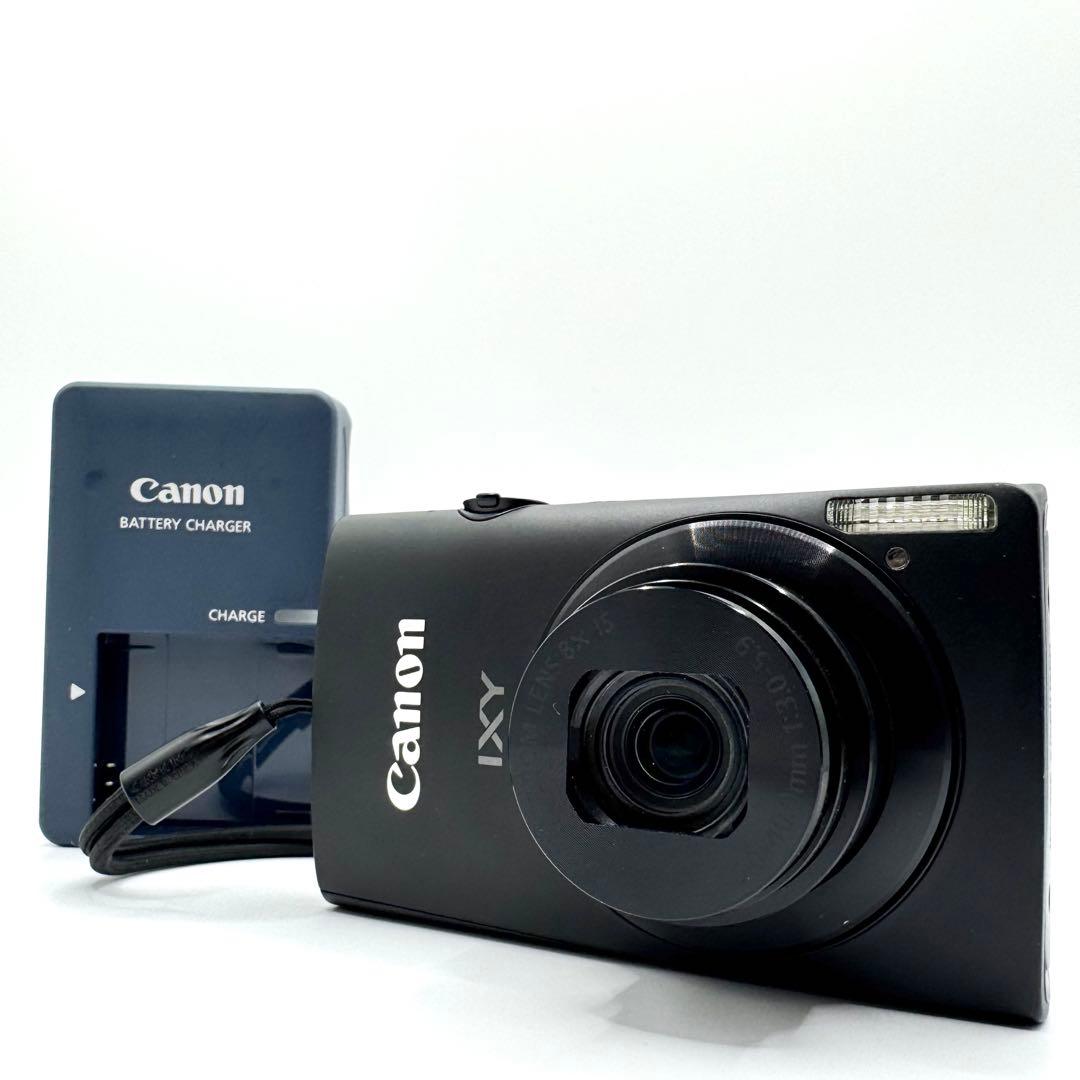 Canon IXY600F コンパクトデジタルカメラ 黒 ブラック コンデジ