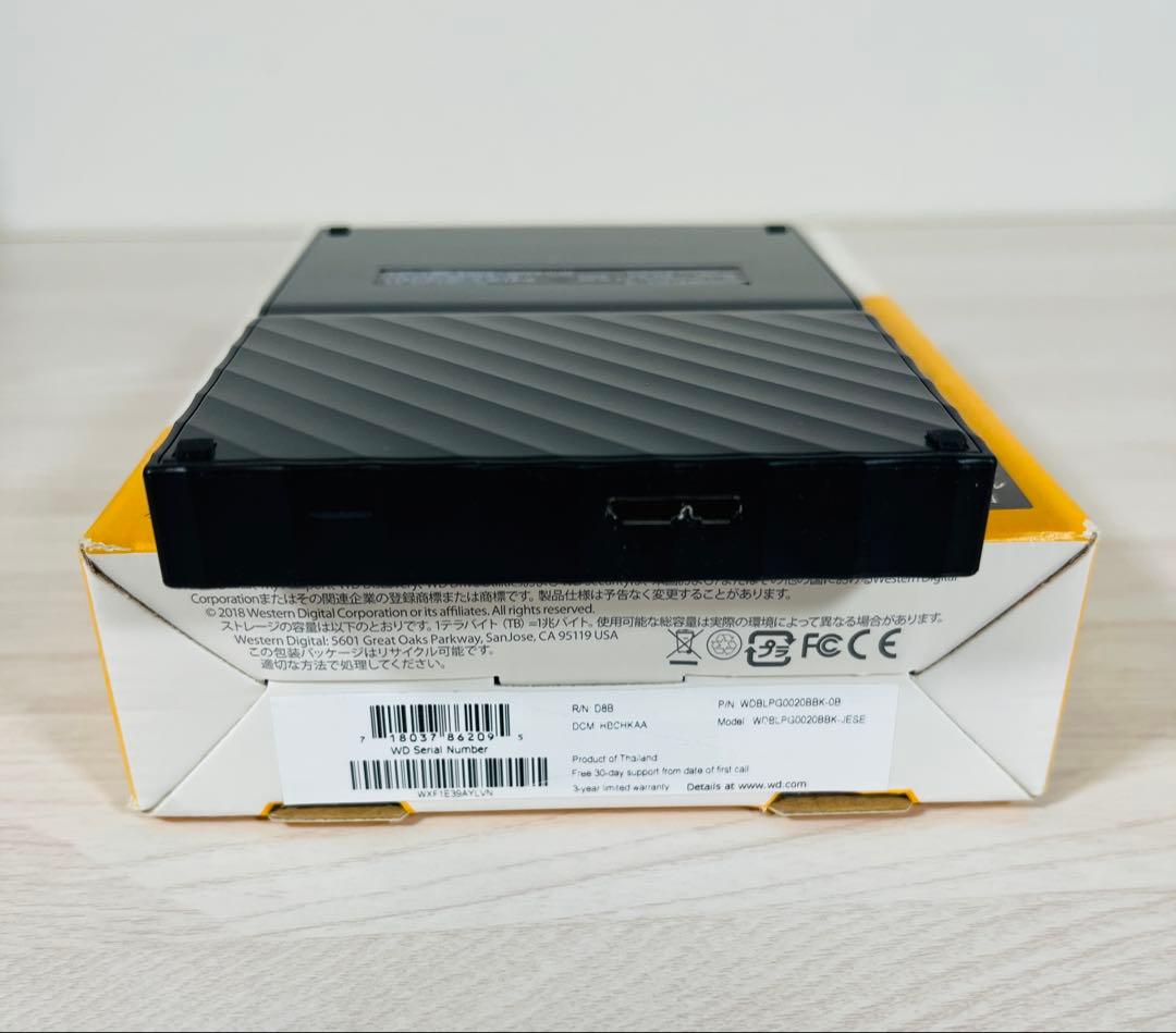 WD My Passport 2TB ポータブルHDD