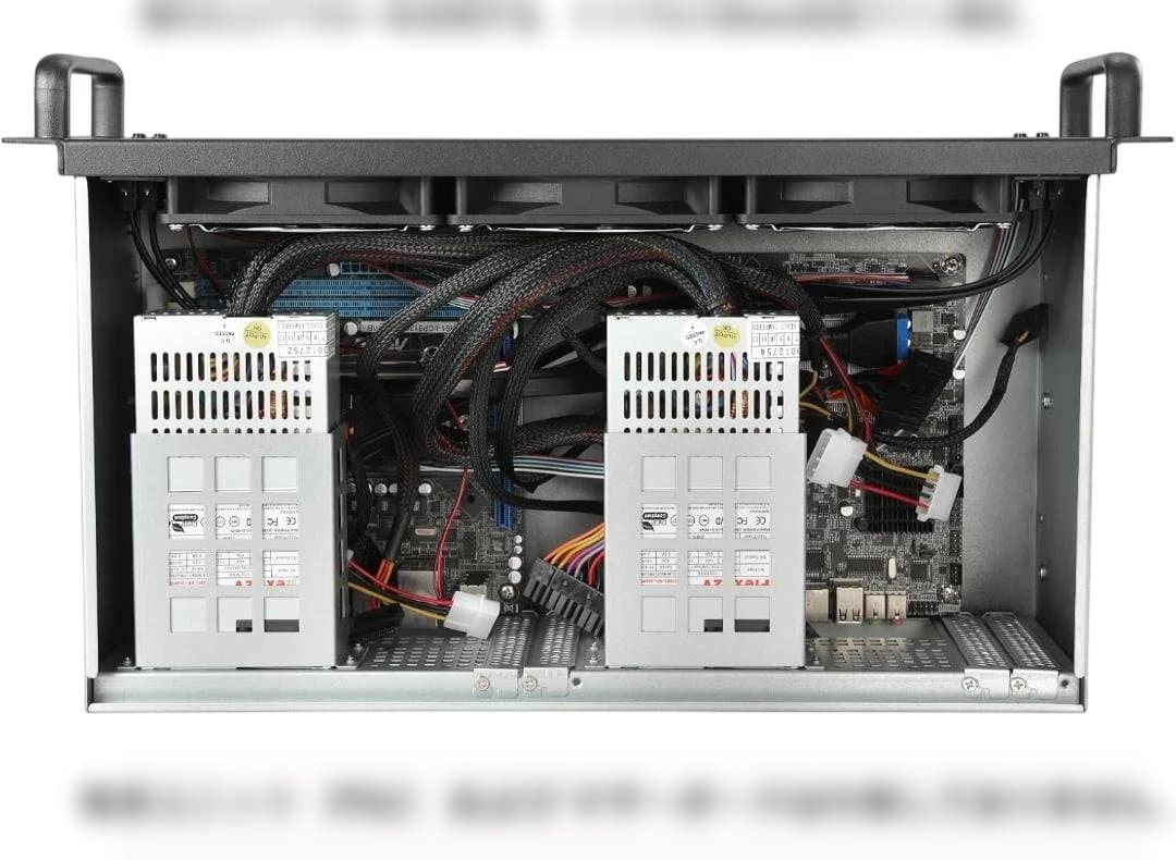 【新品】 3U ラックマウントサーバー ケース ブラック 19インチ