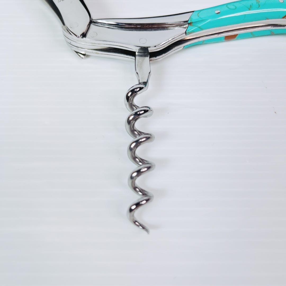 美品 LAGUIOLE ラギオール　アン　オブラック　ターコイズ　ソムリエナイフ