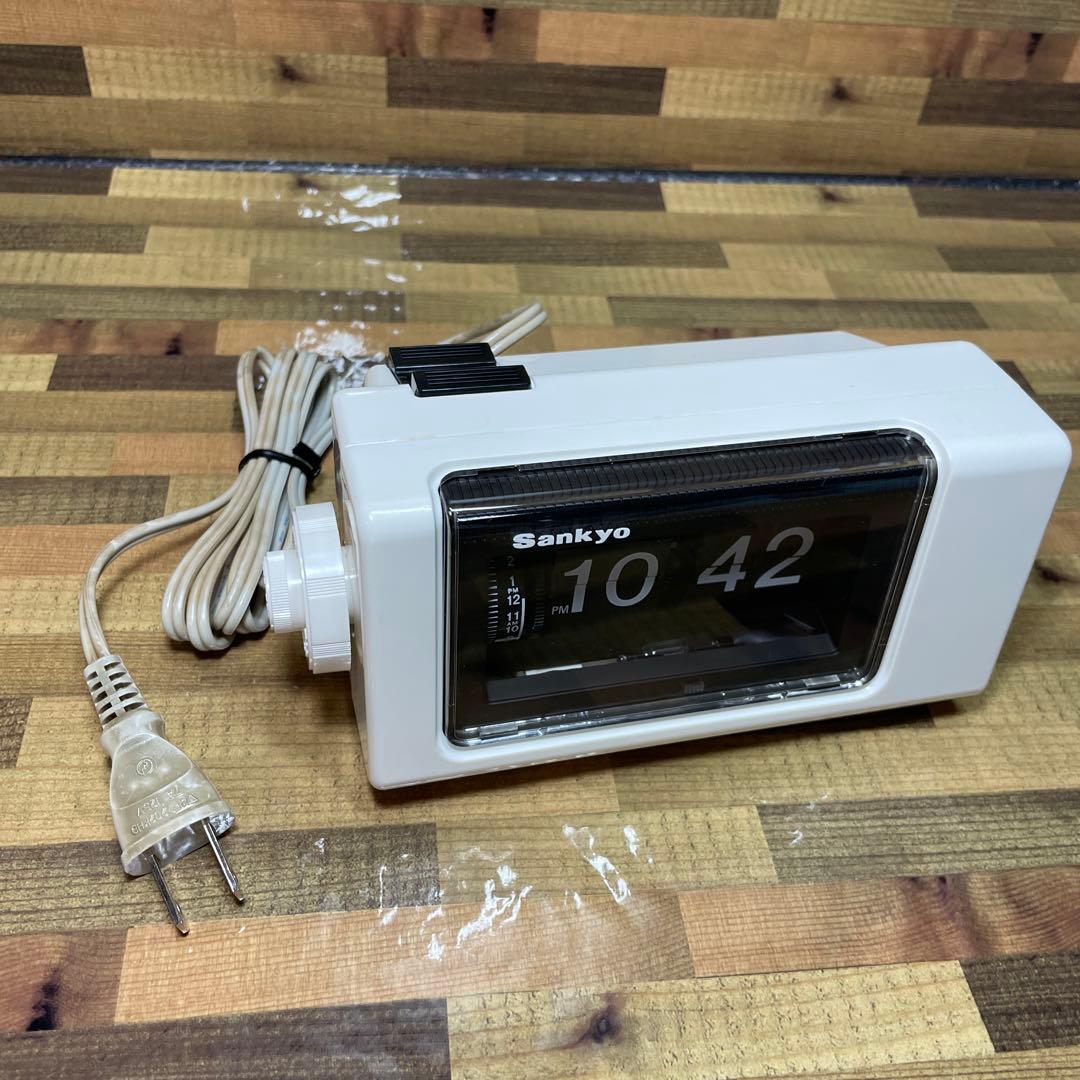 Sankyo サックス パタパタ時計 LT-101 レトロ 動作確認済み