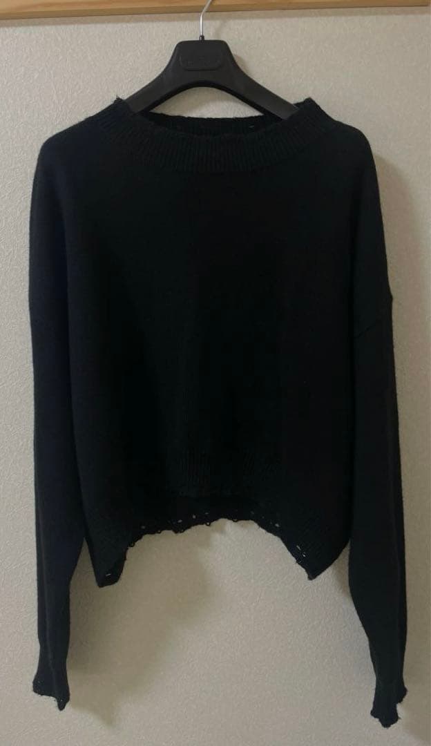 Bare Knuckles クロップド　ニット　セーター